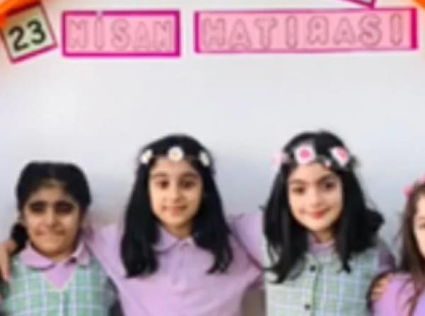 Okulumuz 3/G sınıfı Sınıf Öğretmenimiz Ezgi DOĞAN ÇINAR tarafından hazırlanan 23 Nisan Ulusal Egemenlik ve Çocuk Bayramı video çalışması